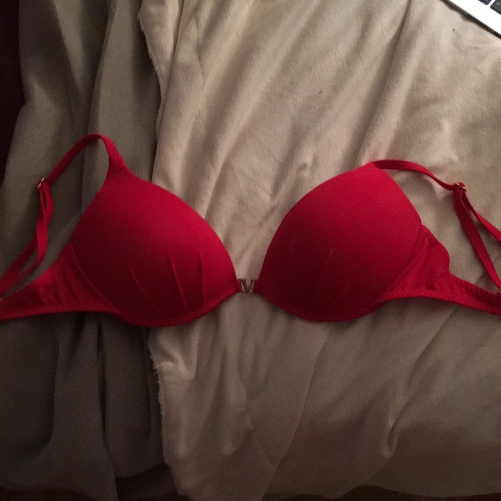 Red padded swimsuit